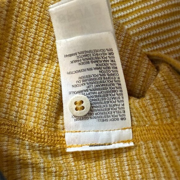 The North Face henley top - Gold/Mustard striped color - Picture 4 of 10